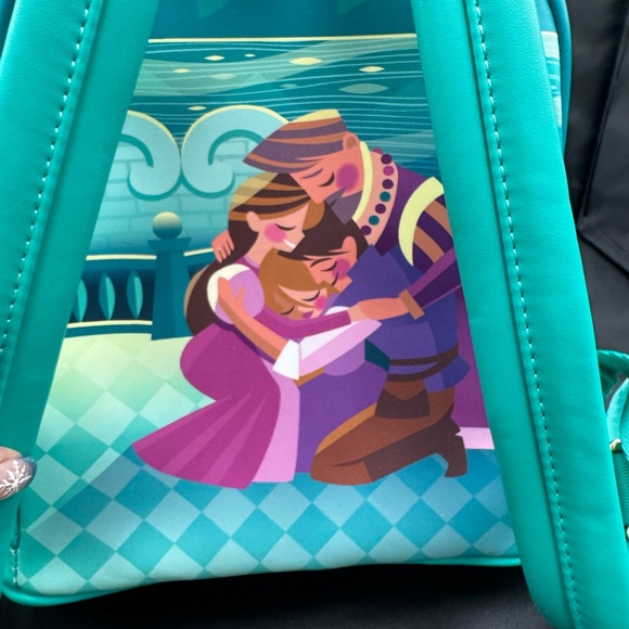 Loungefly Tangled Mini Backpack - Picture 4 of 6